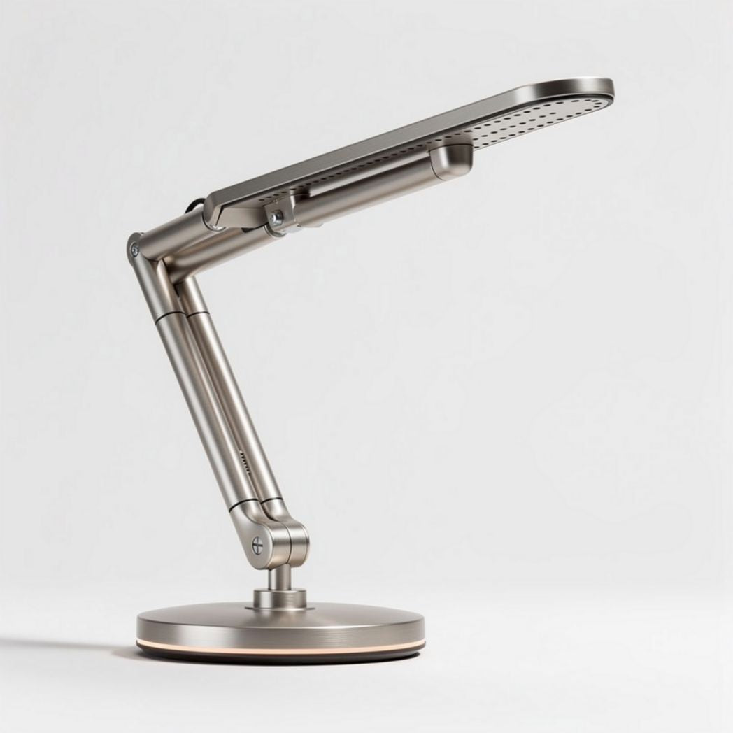 LED bureaulamp met verstelbare arm en zwarte afwerking 50 x 20 x 15cm